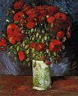 Vase with Red Poppies